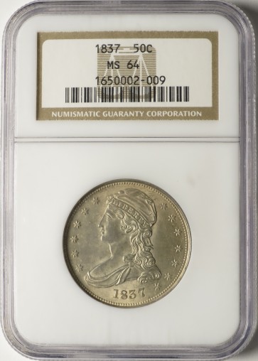 1837 50C - NGC MS64