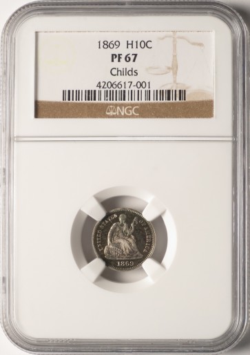1869 H10C - NGC PF67