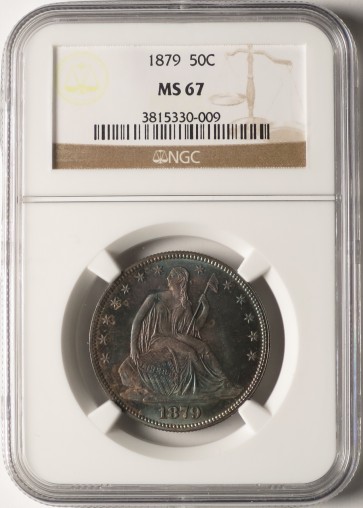1879 50C - NGC MS67