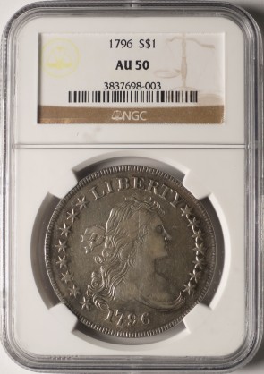 1796 $1 - NGC AU50