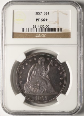 1857 S$1 - NGC PF66+