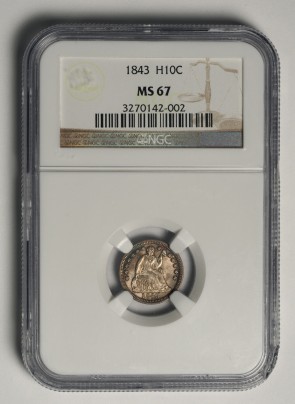 1843 H10 - NGC MS67