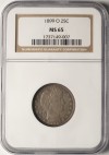 1899-O 25C - NGC MS65